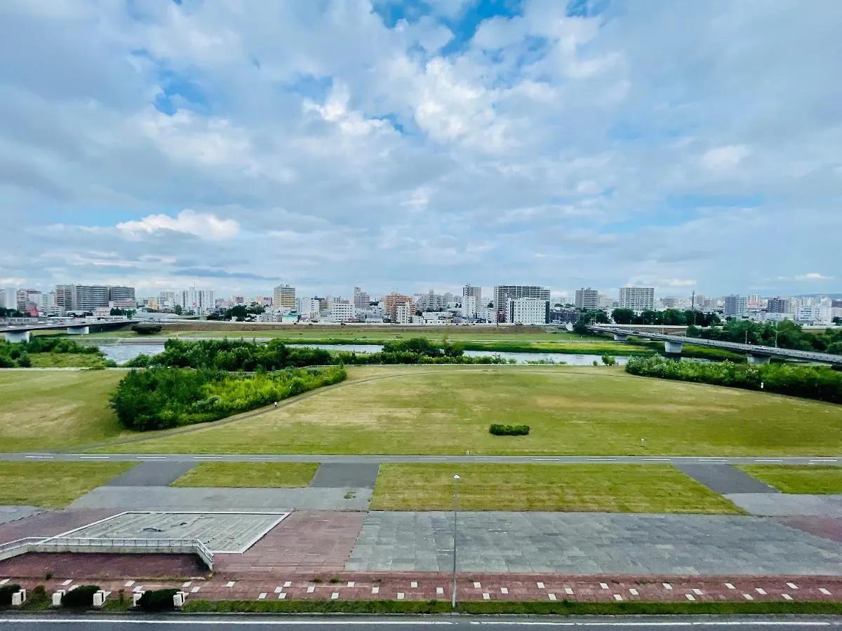 Apartmán 中島9-1　New Open　景観最良の1Ldk50㎡の室内空間　地下鉄駅徒歩5分以内 Toyohira Japonsko